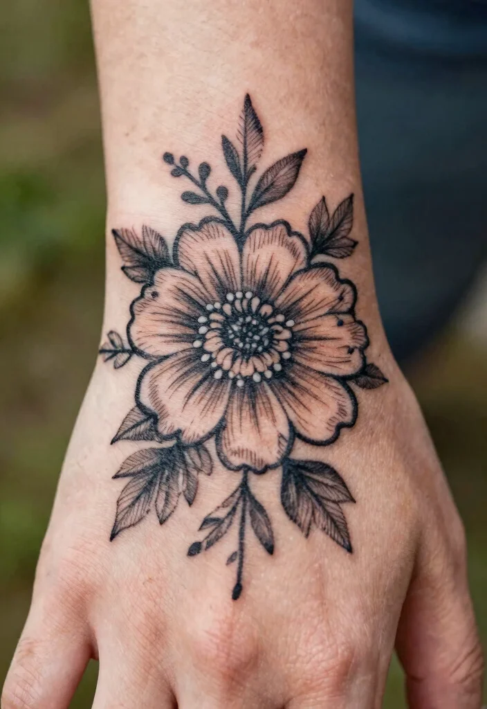 14 Hand Tattoo Cover Up Ideas Clean and Effective 6. Temporary Tattoo Solutions 0
