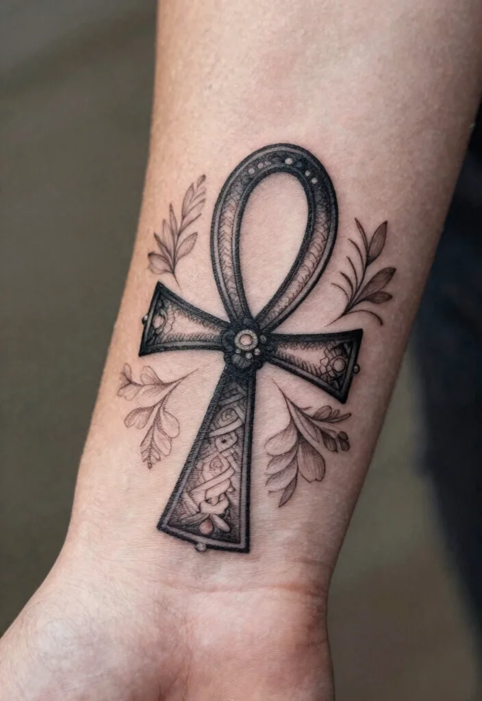 14 Horror Movie Flash Tattoo Ideas Dark and Iconic 14. The Ankh 0