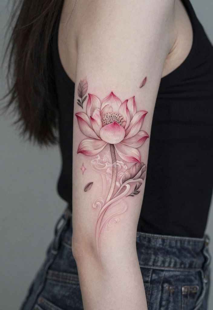 14 Japanese Traditional Tattoo Flash Ideas Bold Cultural Art 8. Lotus Flowers Rebirth and Purity 0