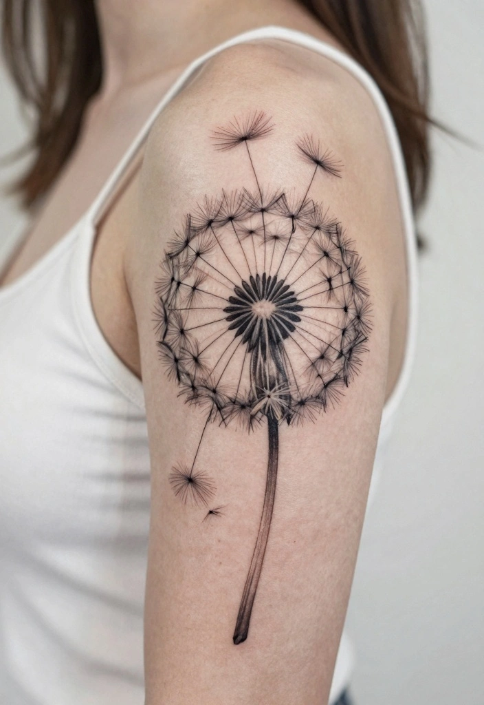 15 Back of the Arm Tattoo Ideas for Women: Stylish and Feminine 45 15 Back of the Arm Tattoo Ideas for Women Stylish and Feminine 5. Whimsical Dandelion 0