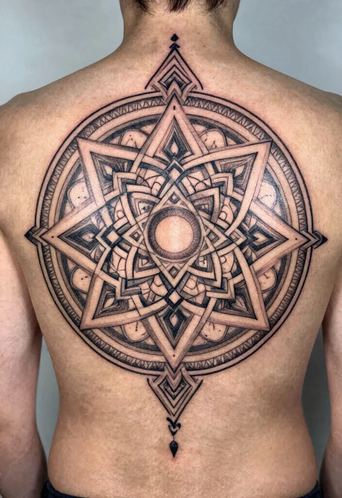 15 Hindu Tattoo Ideas With Ancient Spiritual Meaning 100 15 Hindu Tattoo Ideas With Ancient Spiritual Meaning - 10. Sacred Geometry 1