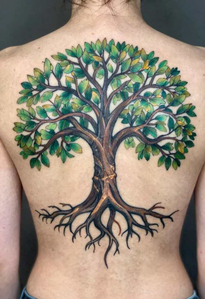15 Hindu Tattoo Ideas With Ancient Spiritual Meaning 45 15 Hindu Tattoo Ideas With Ancient Spiritual Meaning - 5. Tree of Life 1
