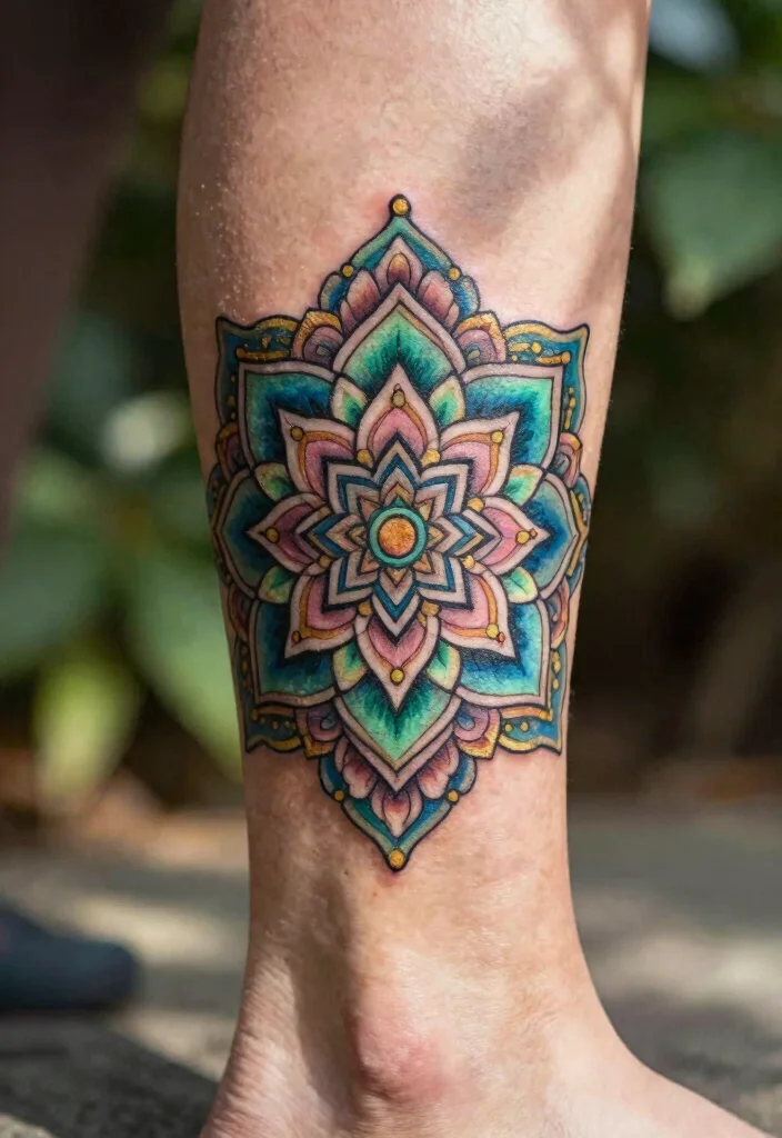 16 Ancient Indian Tattoo Ideas Inspired by History and Myth - 1. Mandala Magic 1