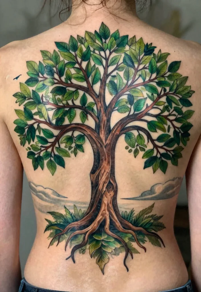 16 Ancient Indian Tattoo Ideas Inspired by History and Myth - 9. The Tree of Life 1