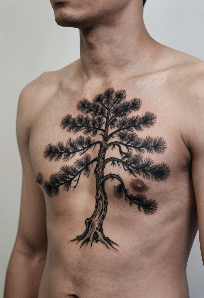 16 Chest Tattoo Design Ideas for Men: Strong and Masculine 45 16 Chest Tattoo Design Ideas for Men Strong and Masculine 5. Nature Inspired Tattoos 0