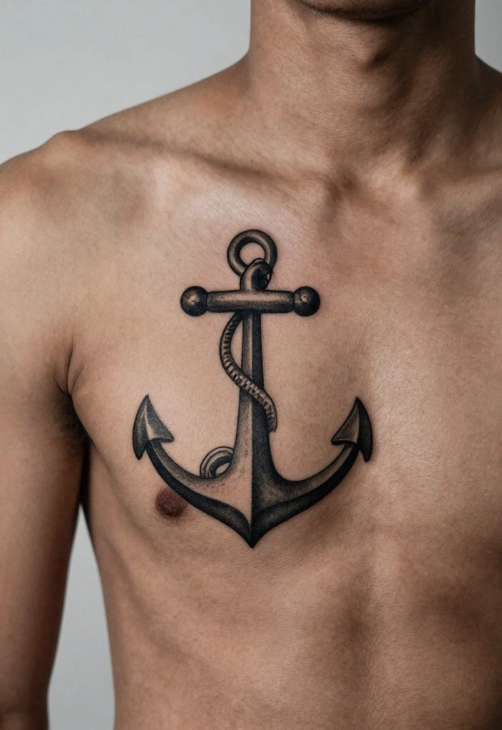 16 Chest Tattoo Design Ideas for Men: Strong and Masculine 67 16 Chest Tattoo Design Ideas for Men Strong and Masculine 7. Nautical Themes 0