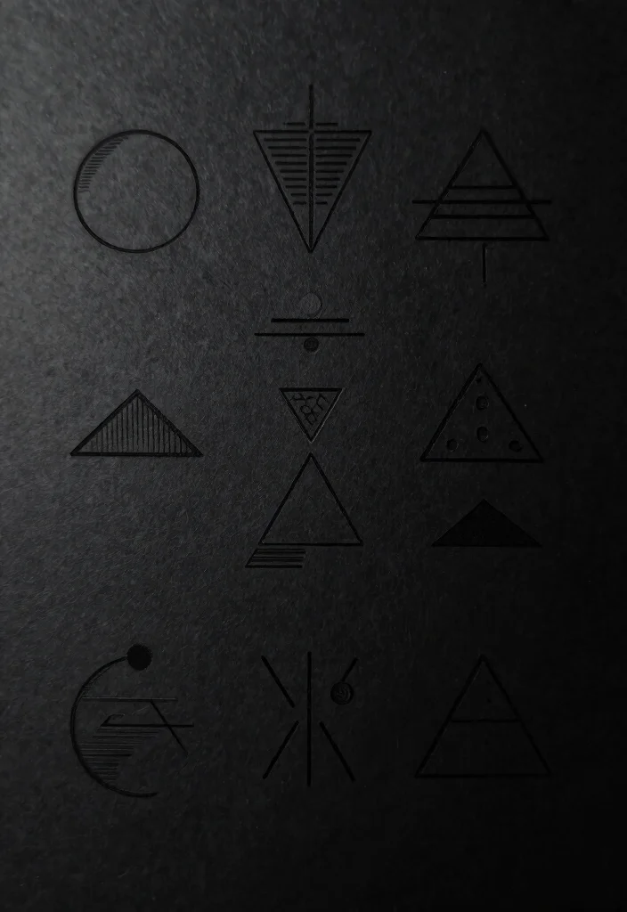 16 Flash Sheet Tattoo Ideas Perfect for Studio Inspiration - 2. Geometric Shapes 1