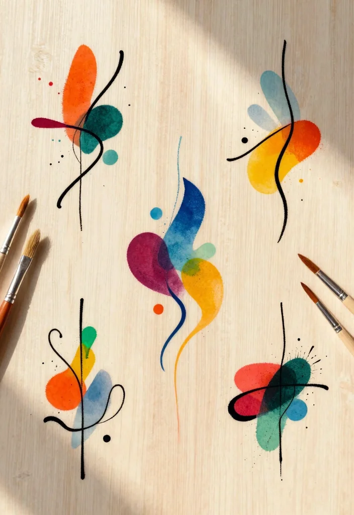 16 Flash Sheet Tattoo Ideas Perfect for Studio Inspiration - 3. Abstract Artworks 1