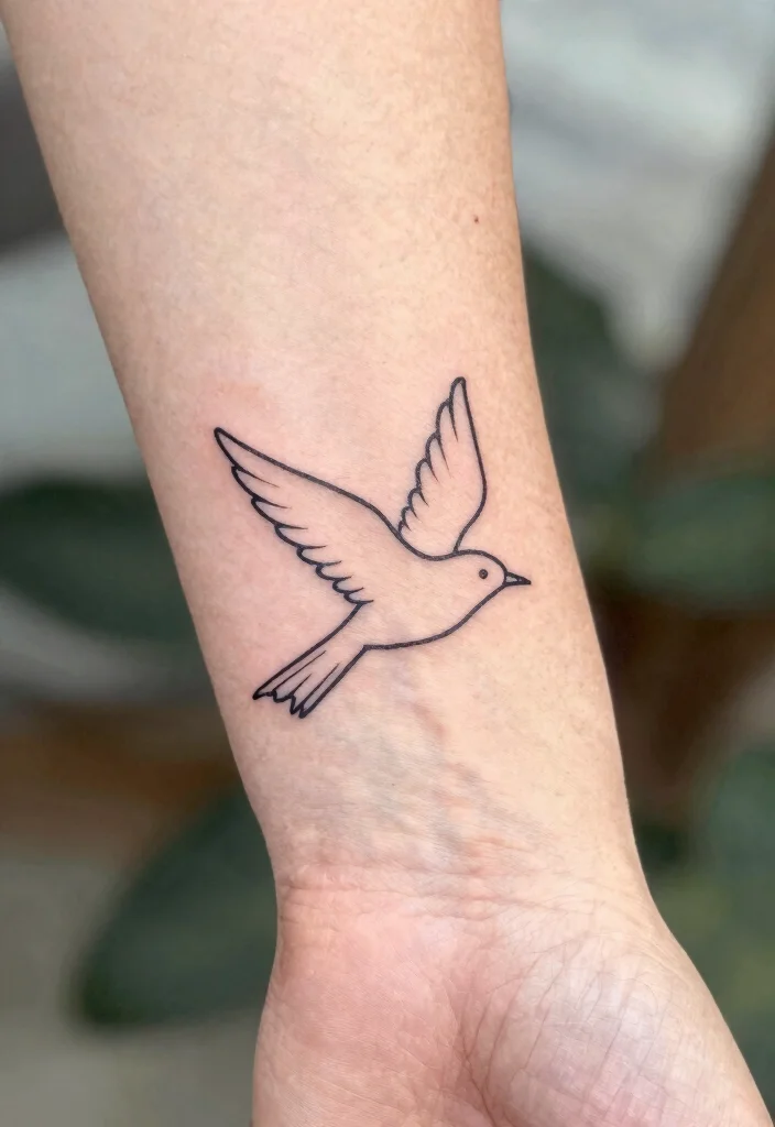 16 Line Work Tattoo Ideas: Clean, Detailed, and Timeless - 4. Whimsical Animal Silhouettes 1