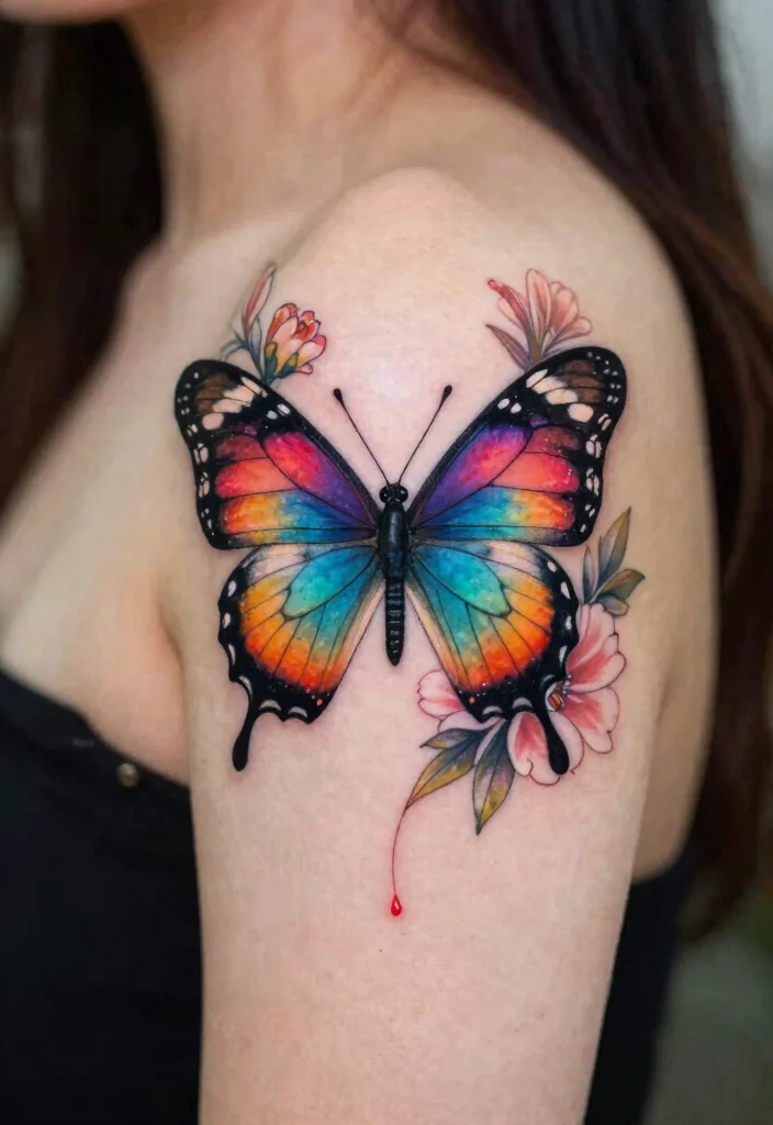 16 Native Indian Tattoo Ideas Inspired by Tribal Symbolism 116 16 Native Indian Tattoo Ideas Inspired by Tribal Symbolism - 12. The Elegant Butterfly 1