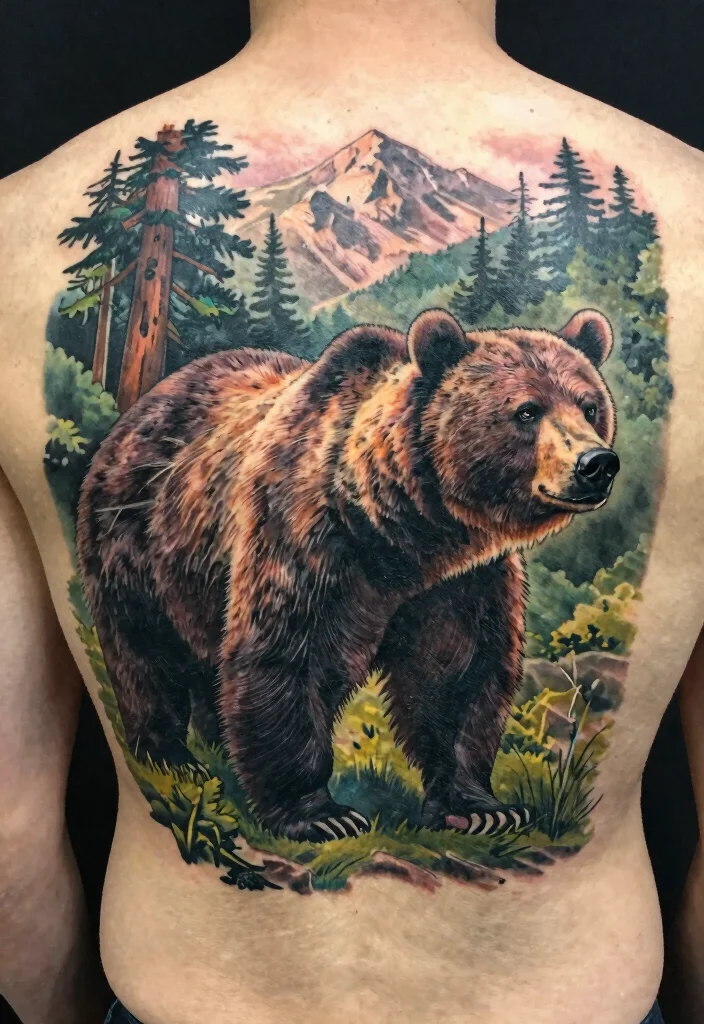 16 Native Indian Tattoo Ideas Inspired by Tribal Symbolism 12 16 Native Indian Tattoo Ideas Inspired by Tribal Symbolism - 2. The Guiding Bear 1