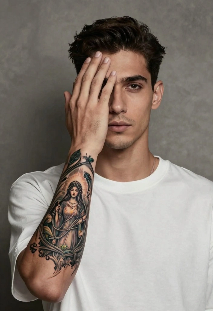 16 Norse Tattoo Ideas for Men: Bold, Mythical, and Masculine 100 16 Norse Tattoo Ideas for Men: Bold, Mythical, and Masculine - 10. The Norns: Sisters of Fate 1