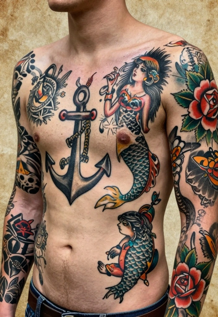 16 Traditional Old School Tattoo Flash Ideas for a Timeless Style Conclusion 0