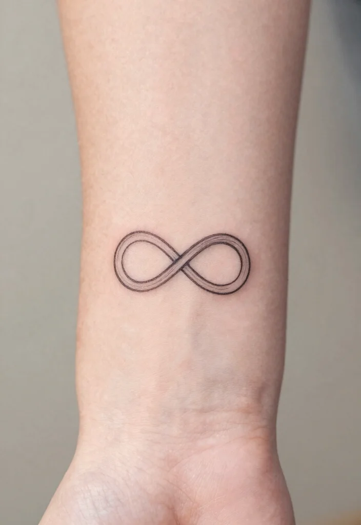 18 Fine Line Tattoo Ideas: Clean, Minimal, and Modern - 16. Small Infinity Symbol 1