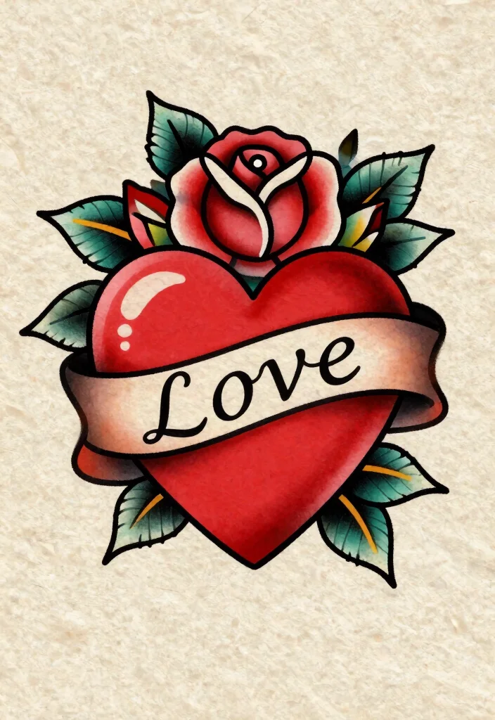 18 Traditional Flash Tattoo Ideas With Classic Bold Style 67 18 Traditional Flash Tattoo Ideas With Classic Bold Style 7. Classic Heart Tattoos 0