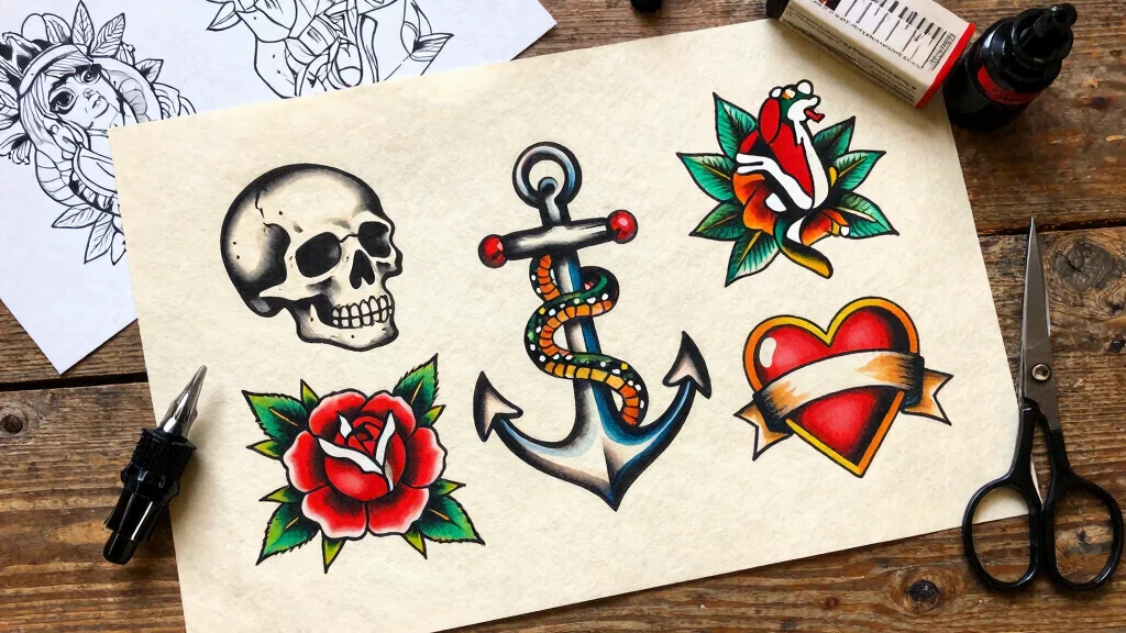 18 Traditional Flash Tattoo Ideas With Classic Bold Style