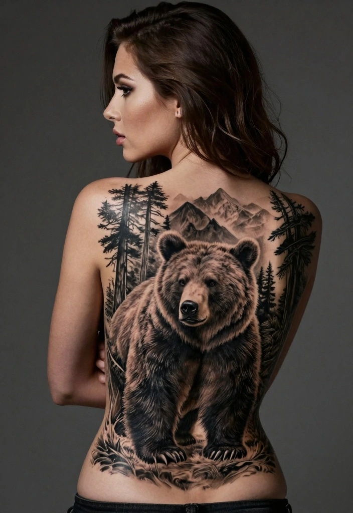 18 Viking Tattoo Ideas Inspired by Norse Mythology 111 18 Viking Tattoo Ideas Inspired by Norse Mythology - 11. The Bear: Strength and Protection 1
