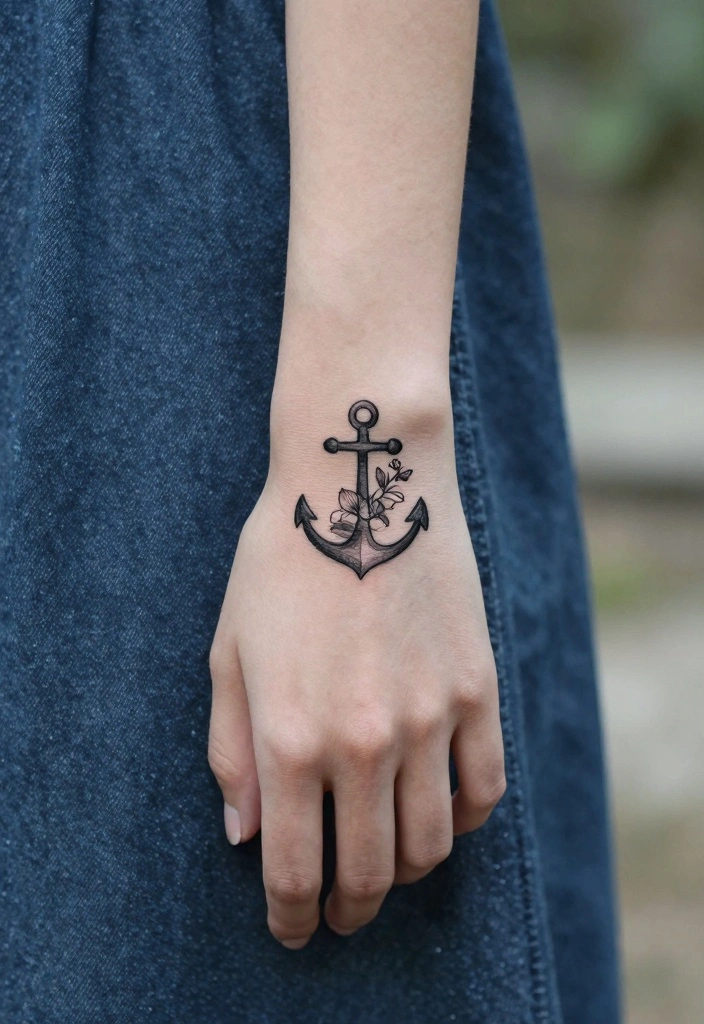 18 Viking Tattoo Ideas Inspired by Norse Mythology 177 18 Viking Tattoo Ideas Inspired by Norse Mythology - 17. The Anchor: Stability and Hope 1
