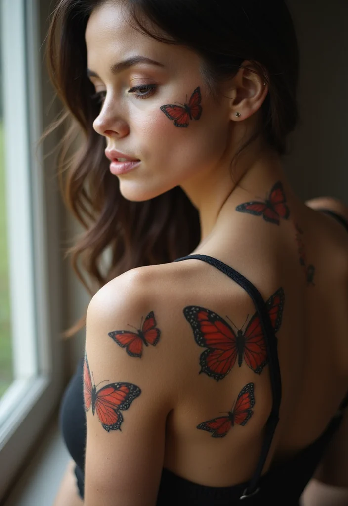 9 Red Butterfly Neck Tattoo Ideas Bold and Striking Conclusion 0